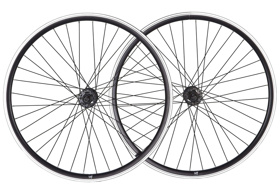 Point Unisex – Erwachsene Fixed and Free Laufradsatz, Schwarz