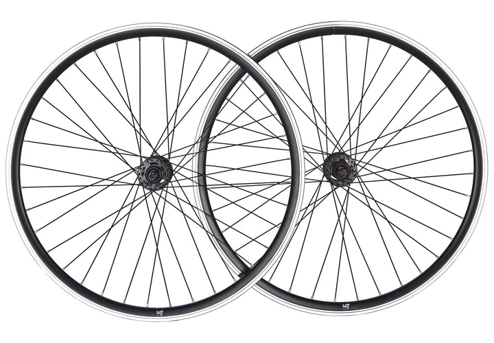 Point Unisex – Erwachsene Fixed and Free Laufradsatz, Schwarz