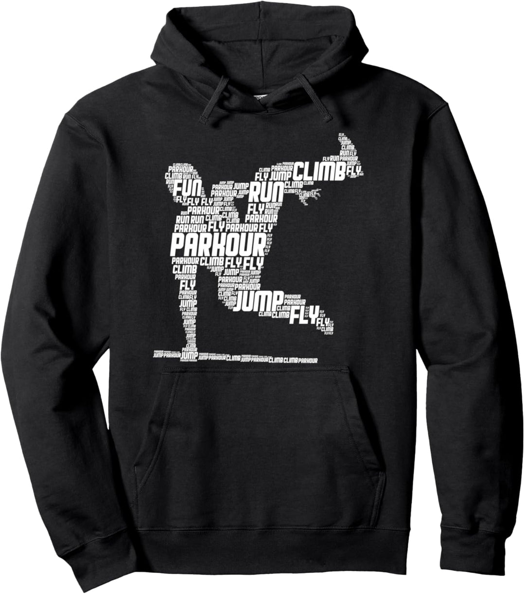 Parkour Parcouring Extremsportler Parcour Kinder & Jungen Pullover Hoodie
