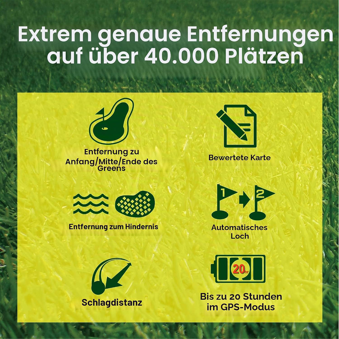 Canmore TW356 Golf GPS tragbares Gerät für Männer und Frauen, kostenloses Update, hohes LCD-Display,