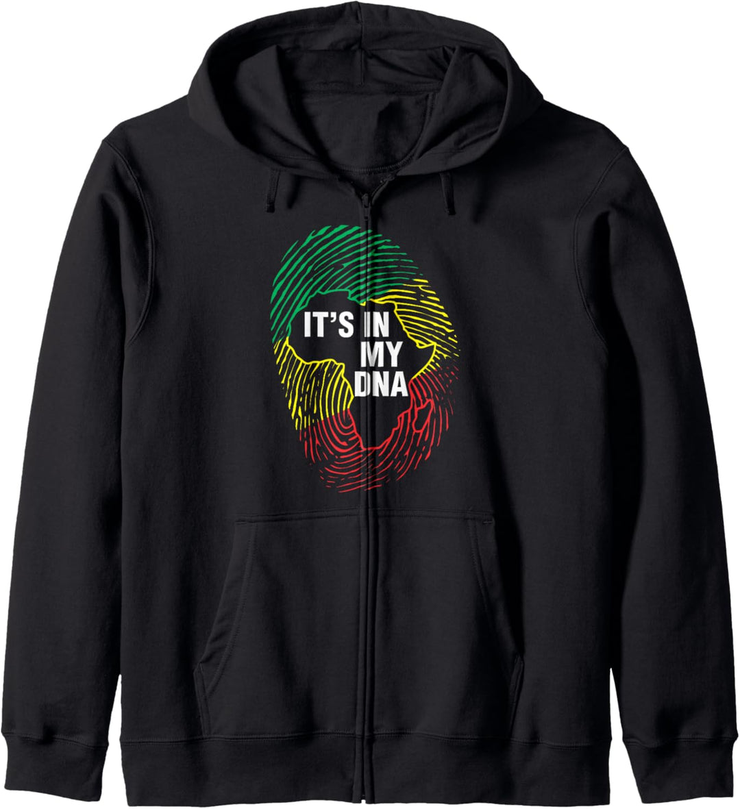 Afrika ist in meiner DNA Afroamerikaner Black Pride Kapuzenjacke