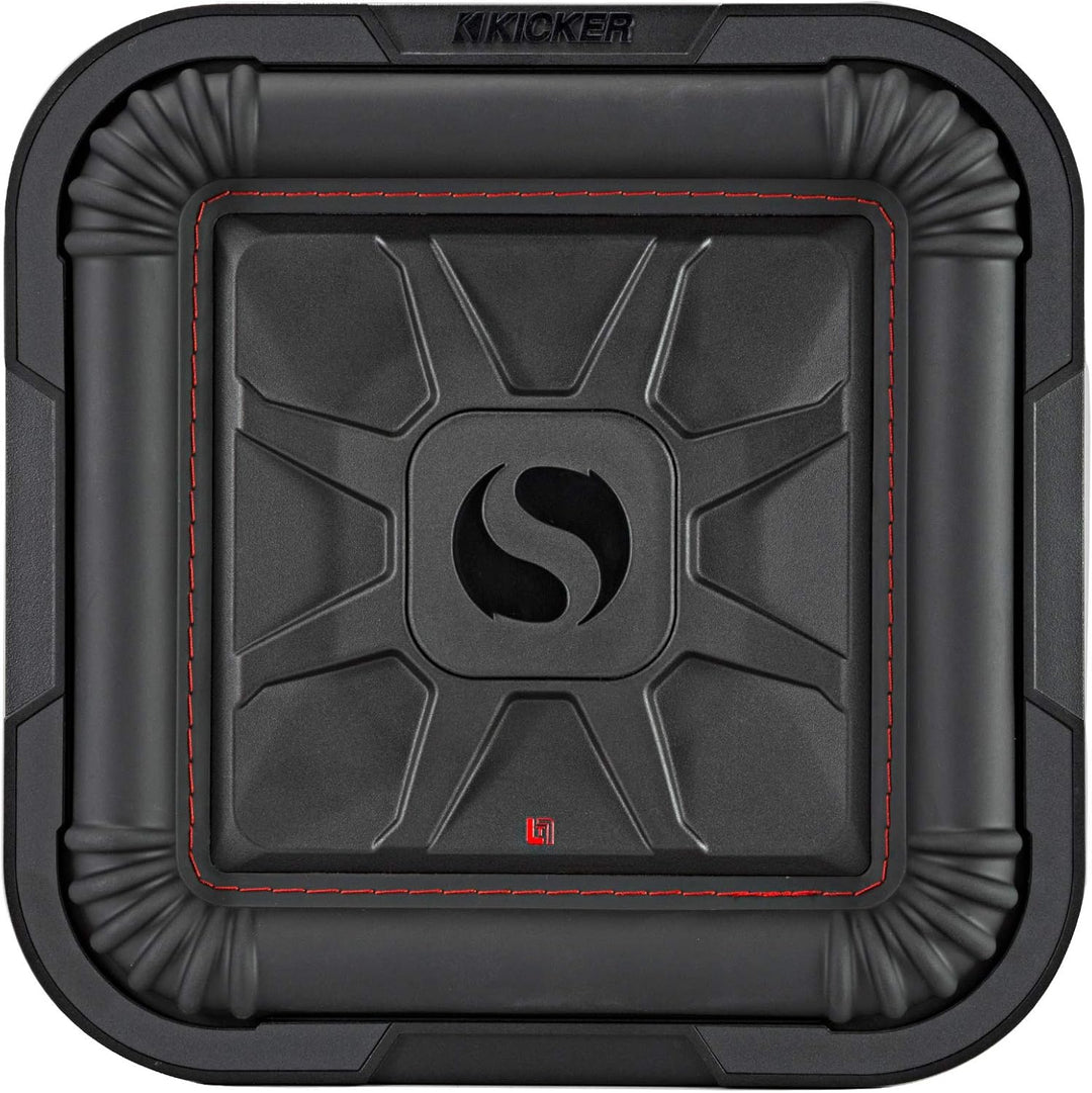 KICKER L7T102 | 25 cm (10') Square-Subwoofer - 1000/500 Watt MAX/RMS | 2X 2 Ohm Doppelschwingspule