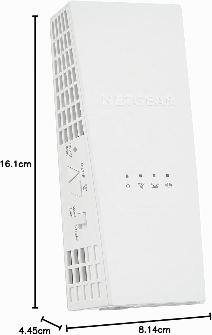 NETGEAR EX6250 Mesh WLAN Repeater (AC1750 Dualband WLAN Verstärker, WiFi Extender Abdeckung 2 bis 3
