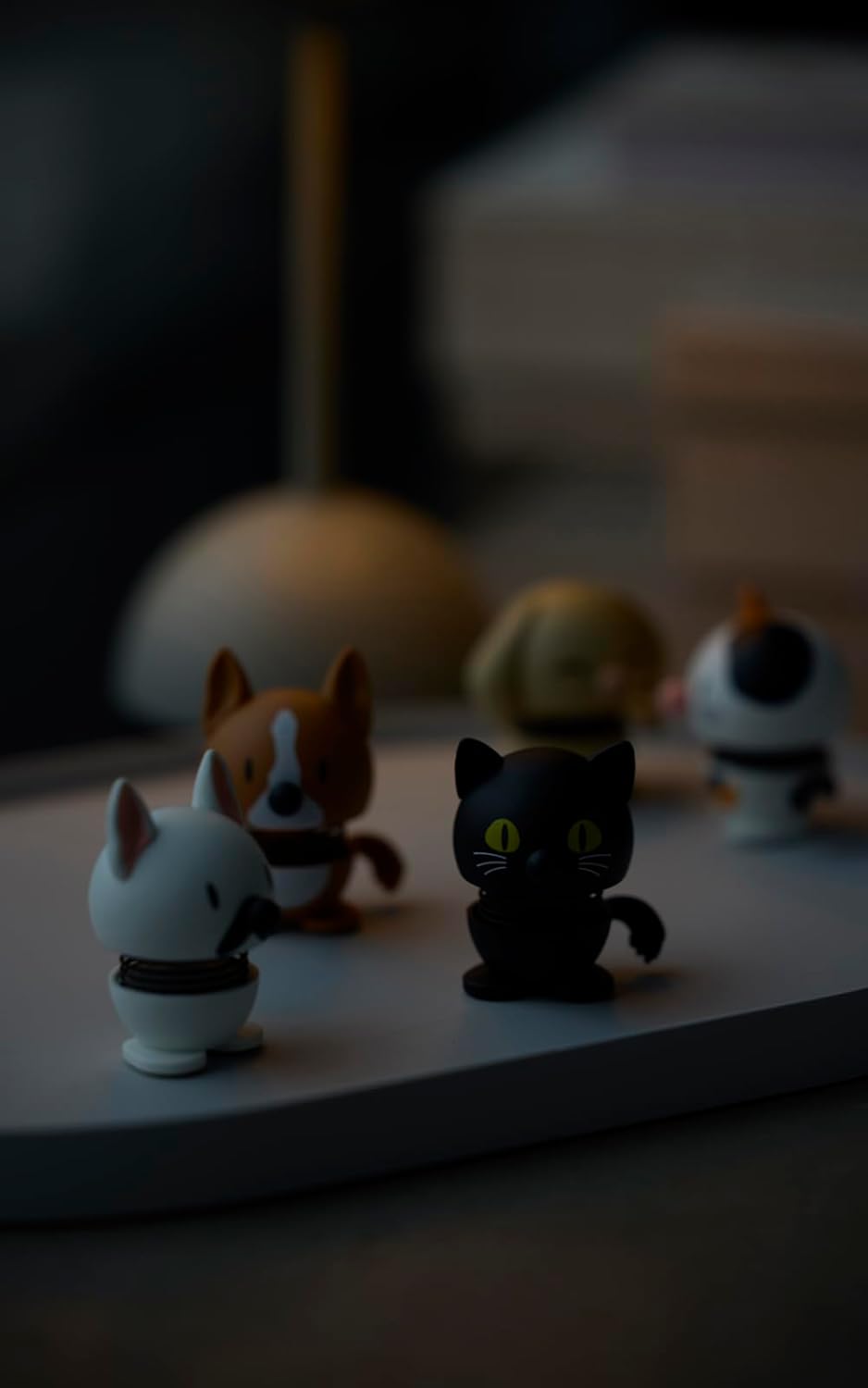 Hoptimist Cat 4,3 x 4,2 x 5,3 cm XS Black X-Small Schwarz, X-Small Schwarz