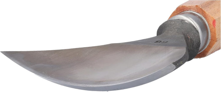 STUBAI Stemmeisen Stechbeitel Serie 52 - Form 66 | Schweizer Messer Form E 80 mm, mit Holzgriff, zum