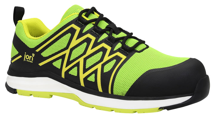 JORI Sicherheitshalbschuh Swift Green-Yellow Low ESD S1P 46 Grösse: 46, Grösse: 46