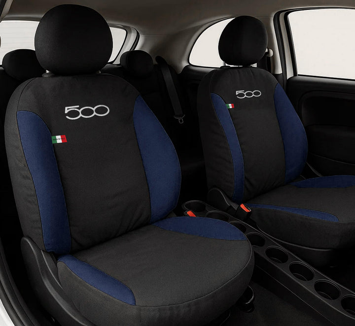 Auto Accessori Lupex Autositzbezüge kompatibel mit Cinquecento 500, hergestellt in Italien, Polyeste