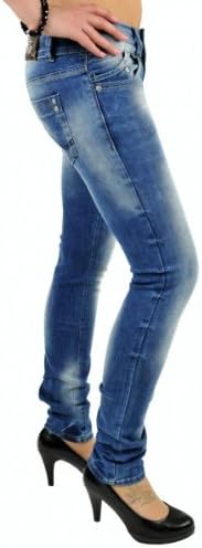LTB Jeans - Damen - Molly - Low Waist - Slim Fit Jeans - Hosen 33W / 32L Maison Wash, 33W / 32L Mais