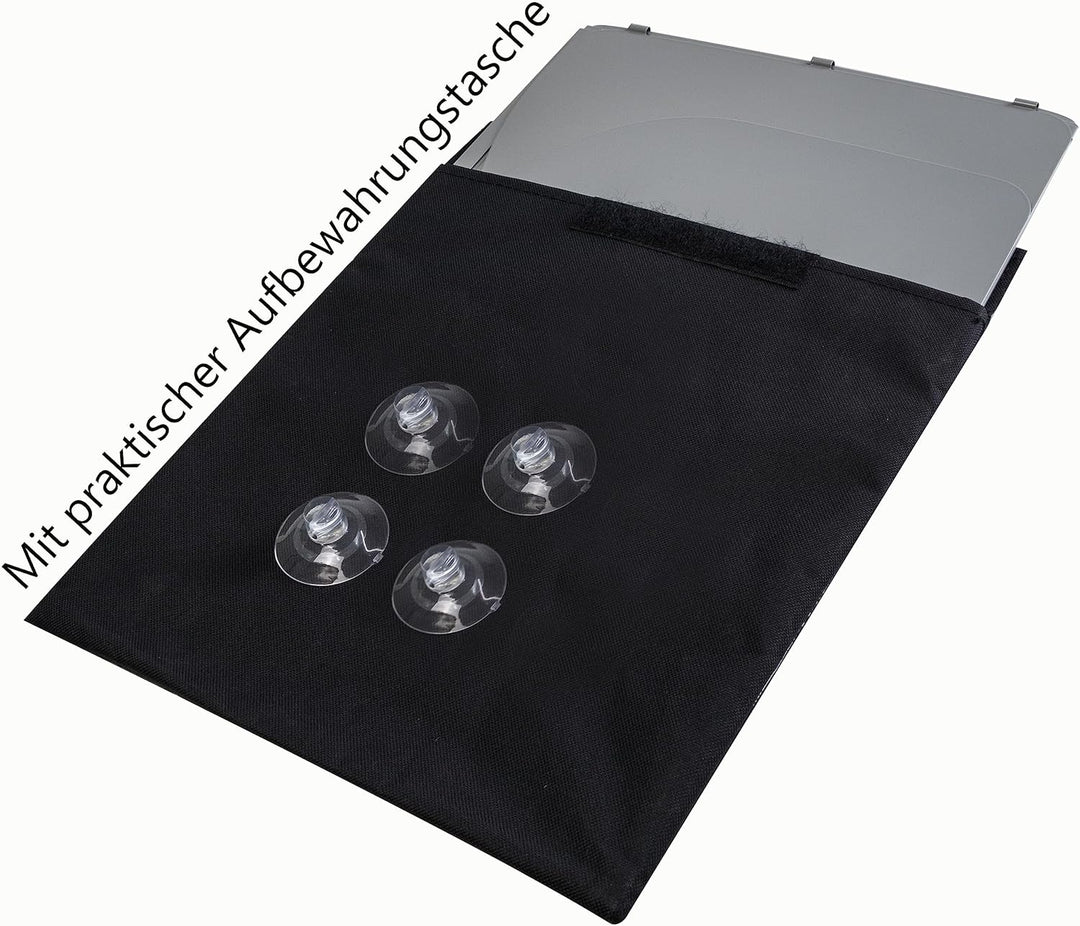 Universal Windschutz für Campingkocher Stahl verstellbar 38-70cm Aufbewahrungstasche passend für 1-2