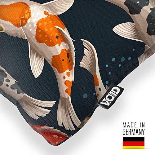 VOID Koi Karpfen Fische Kissenbezug Kissenhülle Sofakissen Kissen Deko Outdoor-Kissen Dekokissen, Ki