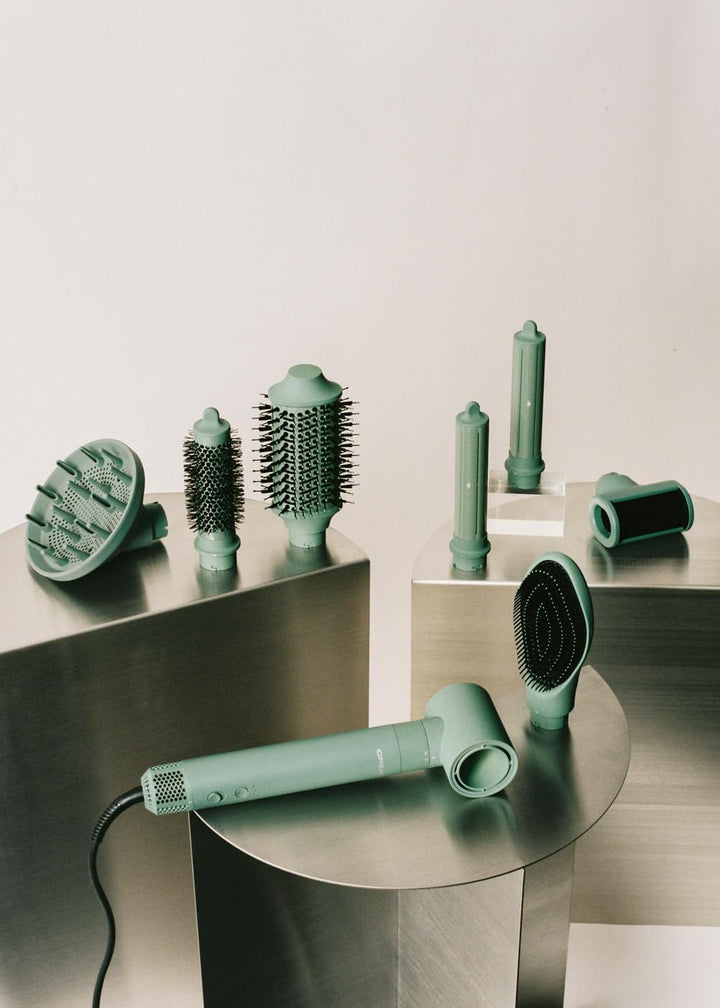 CREATE/ION STYLER PRO ADVANCE / 8-in-1-Ionen-Lufttrockner und Stylingbürste Salbeigrün/DC Brushless