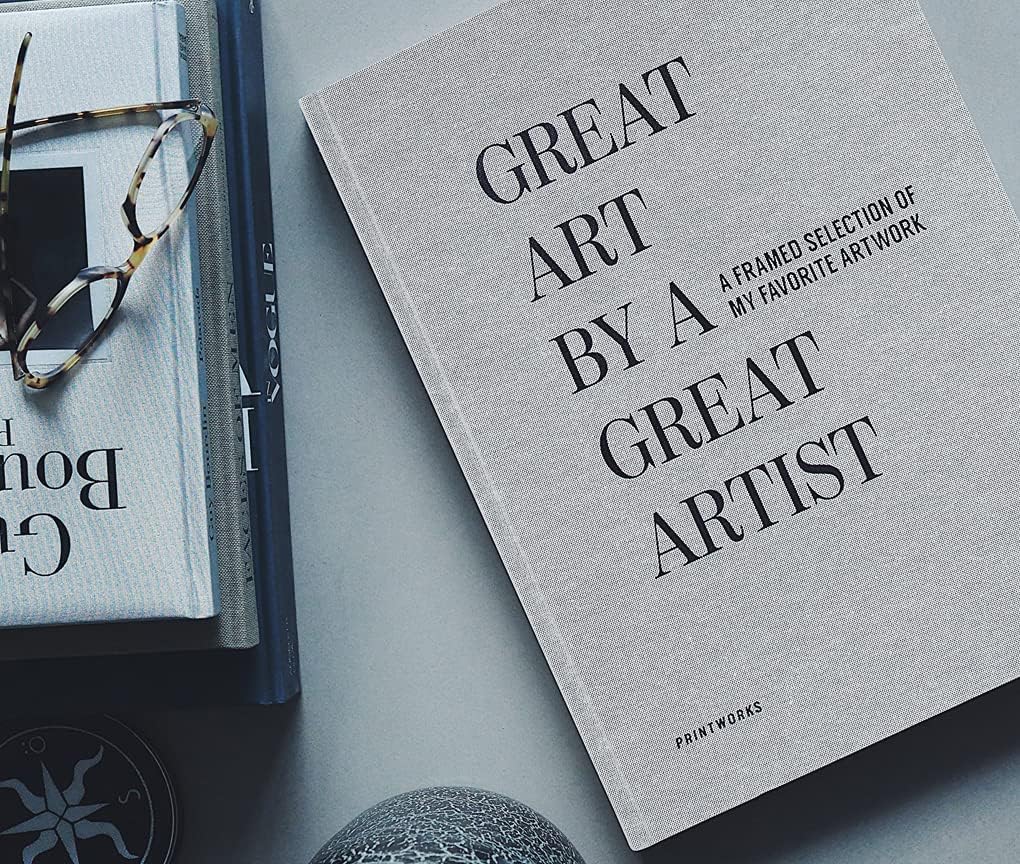 Great Art Frame Book Prints Grau, Grau