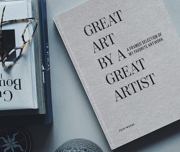 Great Art Frame Book Prints Grau, Grau