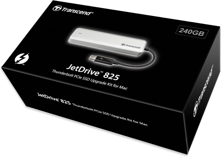 Transcend 240 GB JetDrive JDM 825 Thunderbolt AHCI PCIe™ Portable SSD TS240GJDM825 Mit Thunderbolt-G