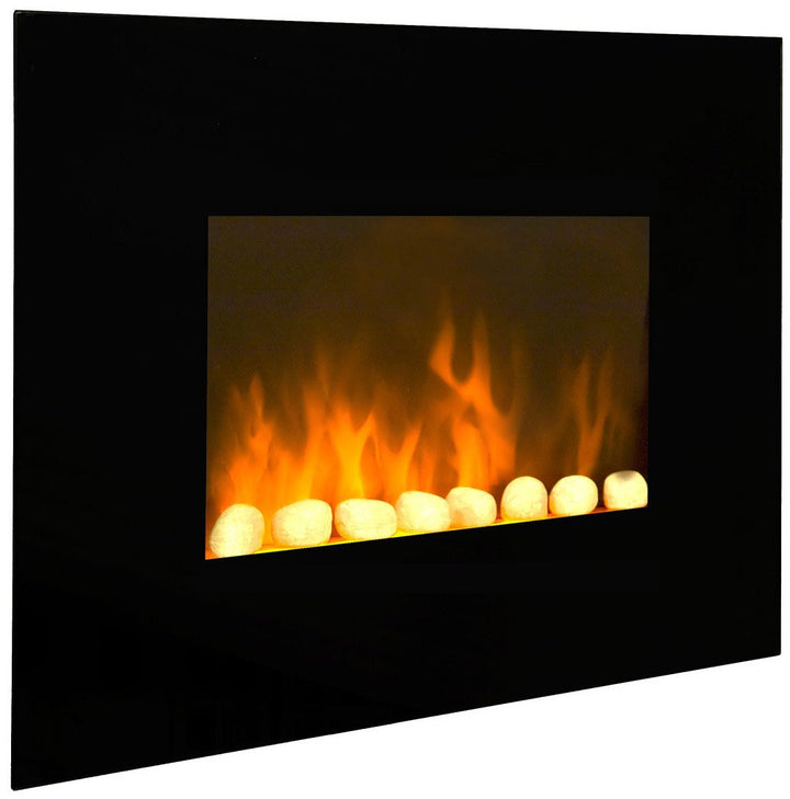 Chemin'Arte 039 Elektrischer Kamin, Stahl, Schwarz