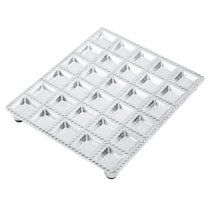 30 Löcher Knödelform, Edelstahlknödelhersteller Ravioli-Hersteller Pelmeni-Hersteller Knödelform, mü