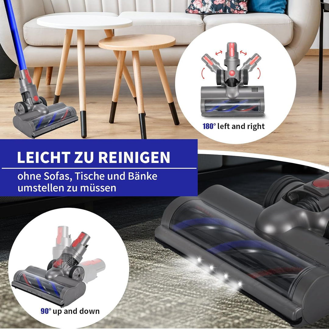Bürste kompatibel mit Dyson V7 V8 V10 V11 V15 Staubsauger Ersatzteile für Dyson Bodenbürste mit Dire