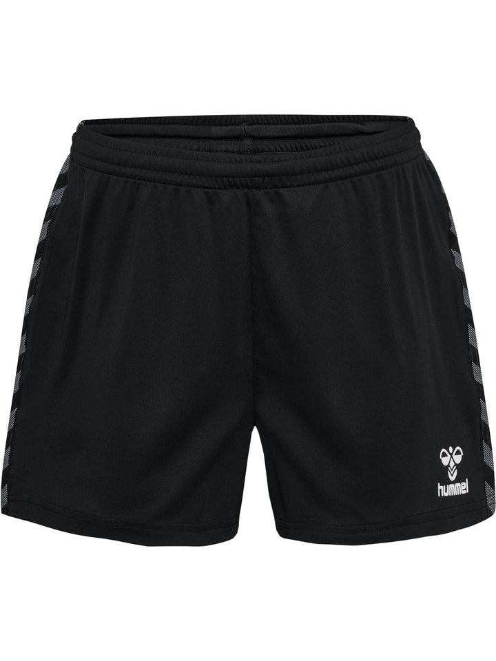 hummel Damen Shorts Hmlauthentic Pl Shorts Woman XXL Schwarz, XXL Schwarz