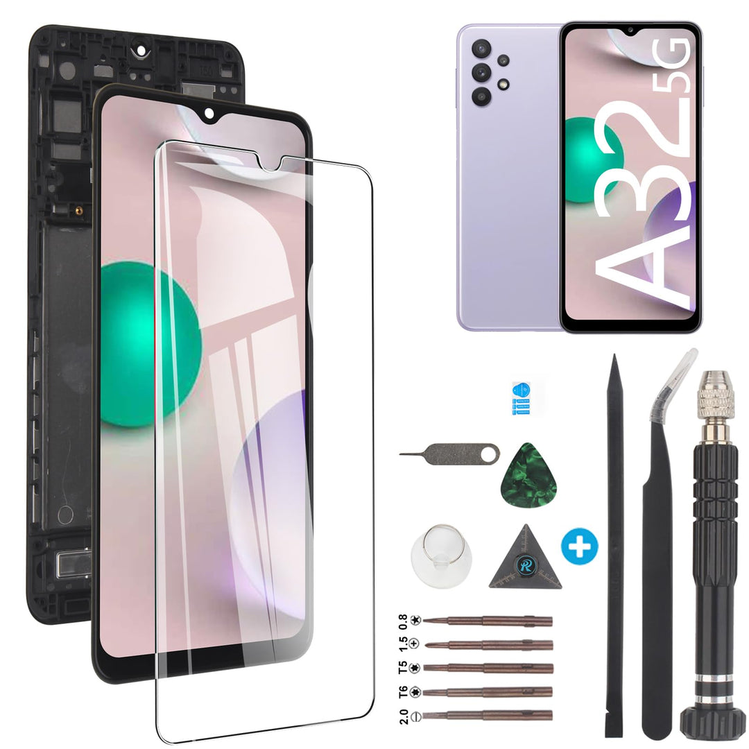RongZy Display für Samsung Galaxy A32 5G A326 SM-A326B LCD Bildschirmersatz Digitizer Touchscreen Mo