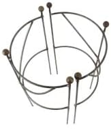 Hirsch Terracotta Staudenhalter halbrund H:50 B:50 T:25cm stabil massiv Vollmaterial 6 mm, Pflanzens