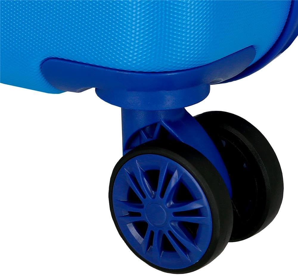 Disney Rucksack Lets Roll Mickey, blau, 34x55x20 cms, Mickey-Koffer