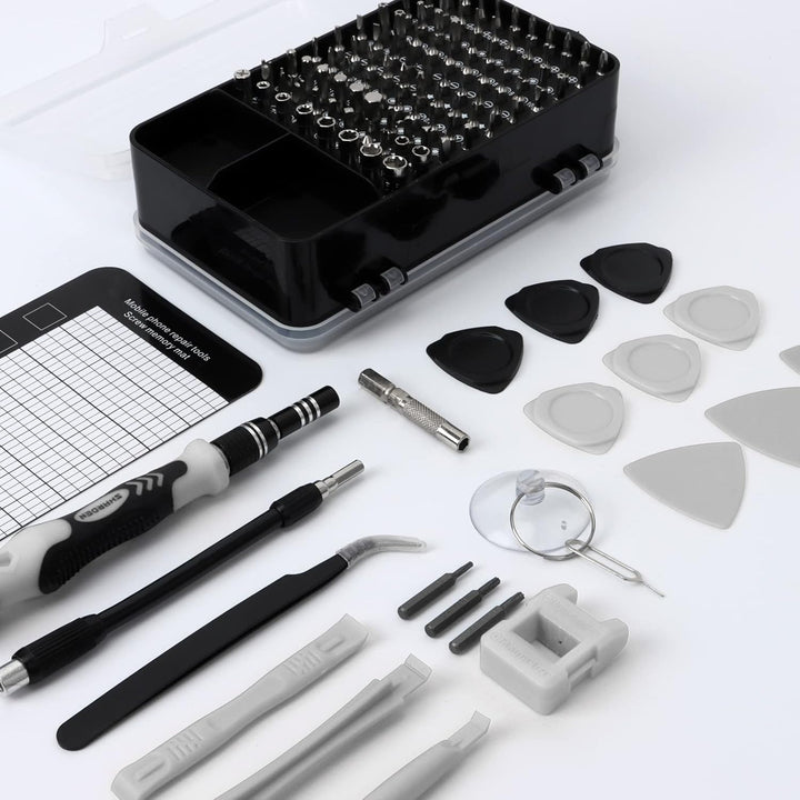 SHARDEN Feinmechaniker Schraubendreher Set, 122 in 1 Mini Präzisions Werkzeug Kit mit Torx T2 T5 T6