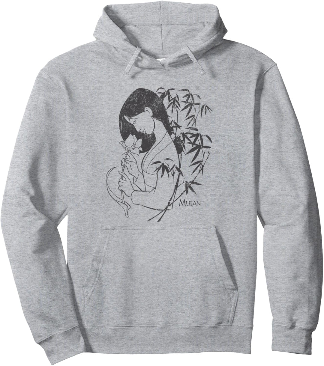 Disney Mulan Flower Pullover Hoodie