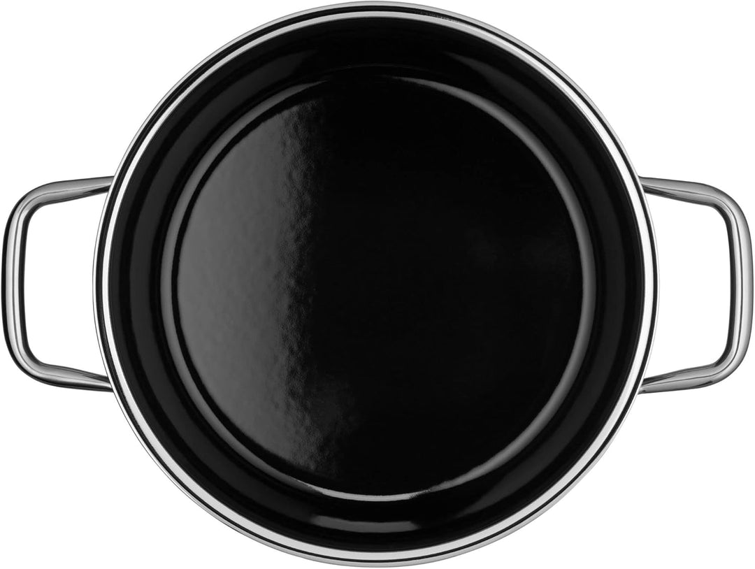 WMF Fusiontec Mineral Kochtopf gross 22 cm, Glasdeckel, Fleischtopf Induktion 4,7l, High-Tech Kerami