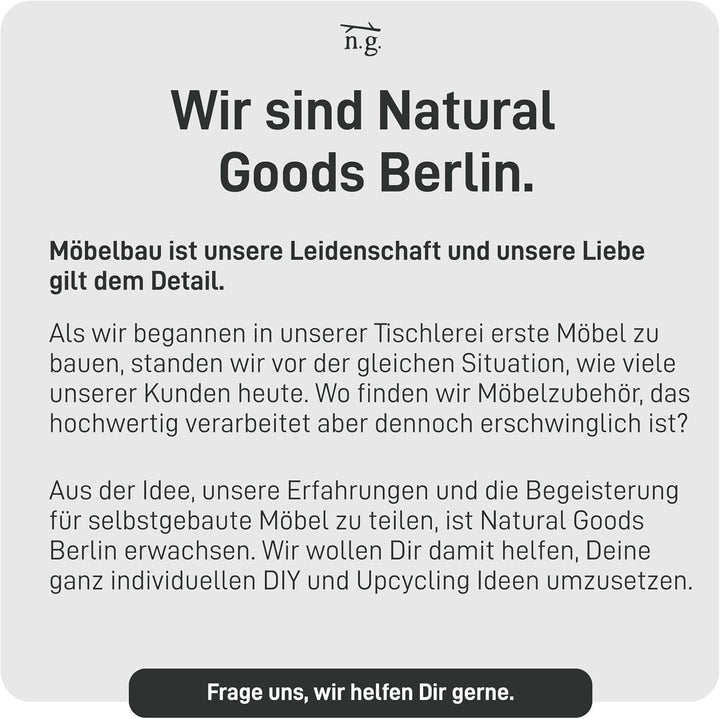 3x Gratleiste U-FORM massiver Unterzug für Tischplatten, Tischbeschlag, Unterstützungsunterzug, Vers