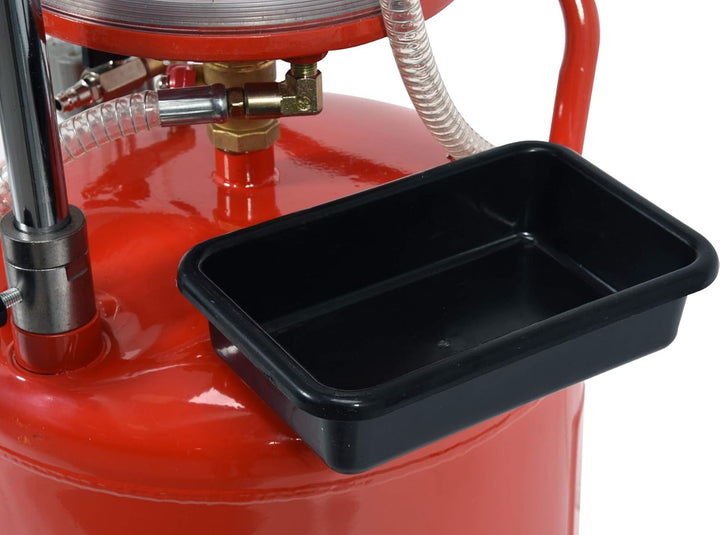 Yato Profi Druckluft Altölauffanggerät 90 Liter, 6 Saugsonden, Ölauffangwagen pneumatisch Ölwagen Ab