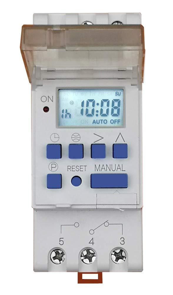 DIW-ASTRO1 Astrotimer AHD16T-U Astronomische Digitalschaltuhr 8 Tages-/Wochen-Programme, Astrofunkti