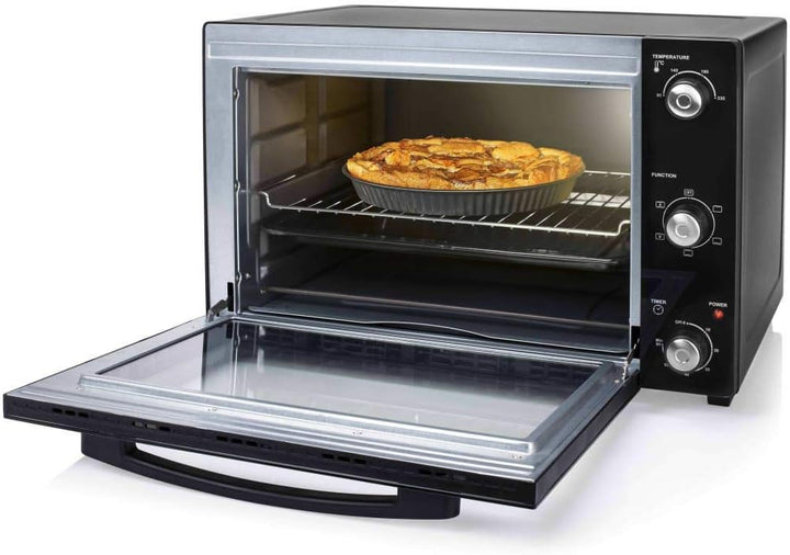 Princess 112759 Umluft-Ofen, 55 Liter Fassungsvermögen, zum Grillen/ Backen/ Auftauen und Toasten ge