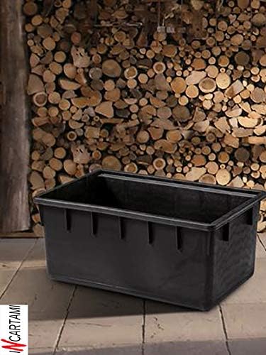 Zylinder, rechteckig, schwarz, 94 x 63 x 57 cm, 250 l