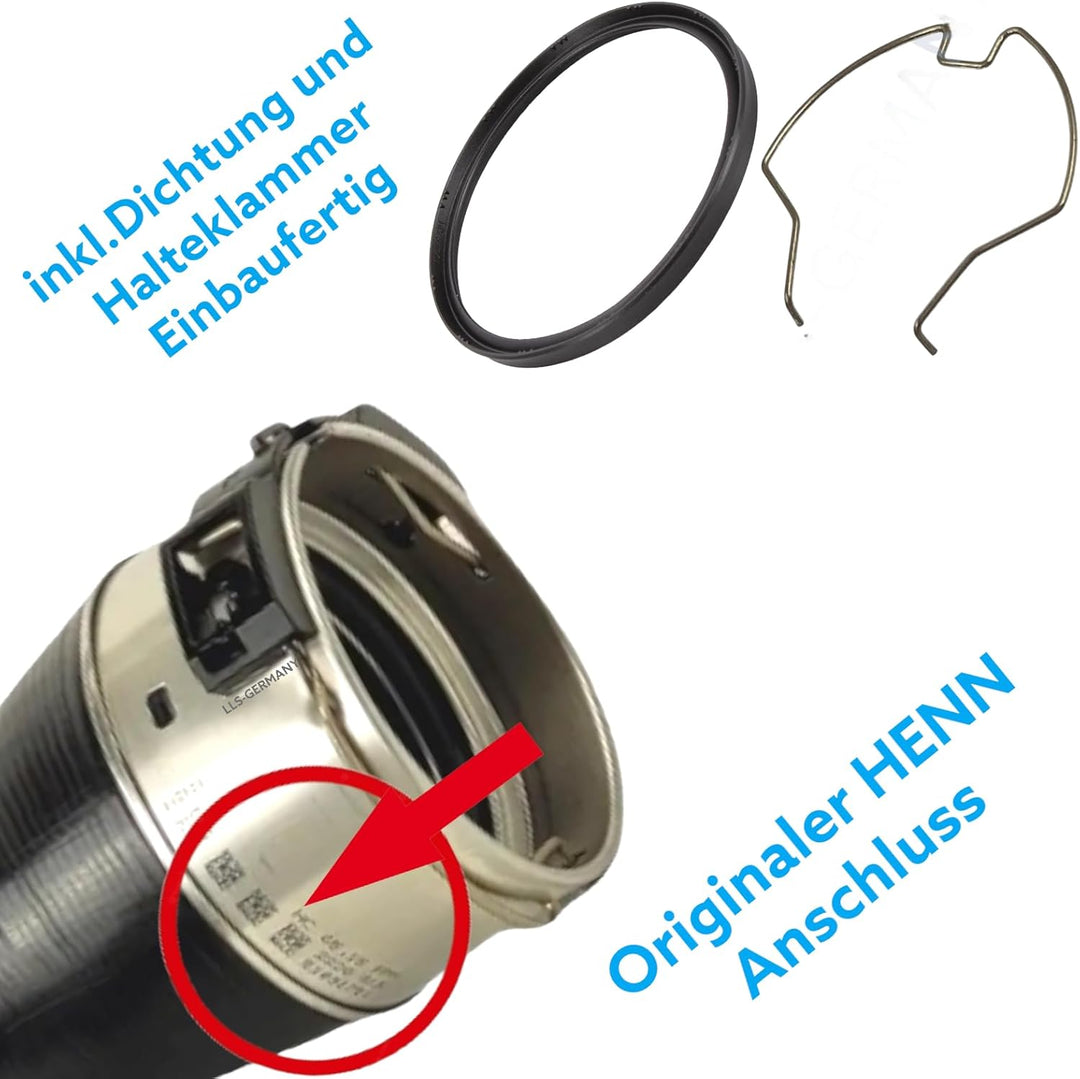 Ladeluftschlauch Turboschlauch kompatibel mit Jeep Compass (MK49), 2.0 CRD, 2.2 CRD, 04891966AB, Ori