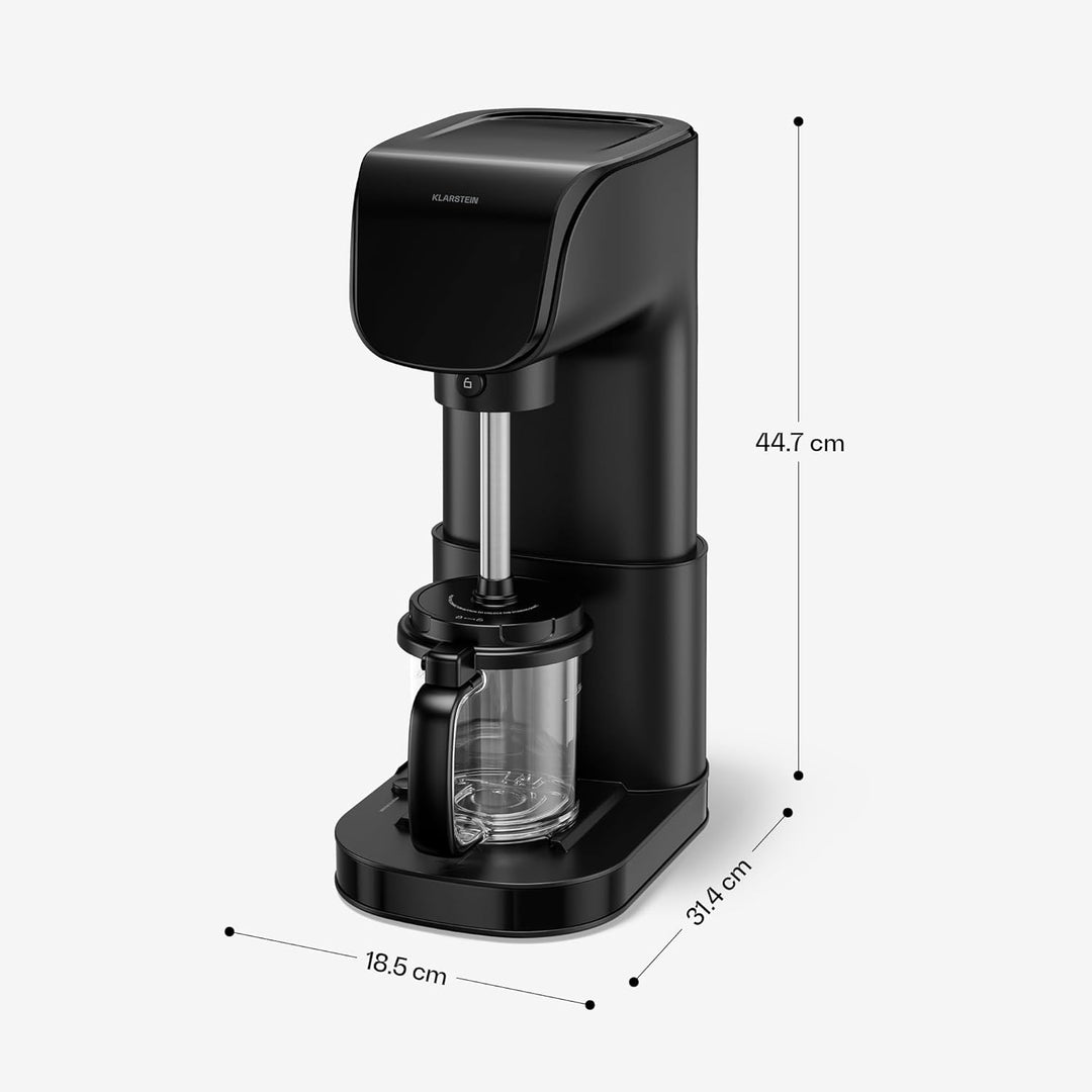 Klarstein Velaire Eismaschine – 500-W-Eismaschine, 3 Behälter à 0,6 l (insgesamt 1,8 l), 10 Programm