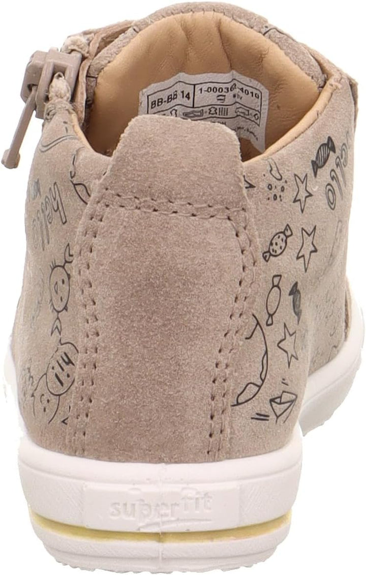 Superfit Jungen Moppy Lauflernschuhe 19 EU Beige Weiss 4010, 19 EU Beige Weiss 4010