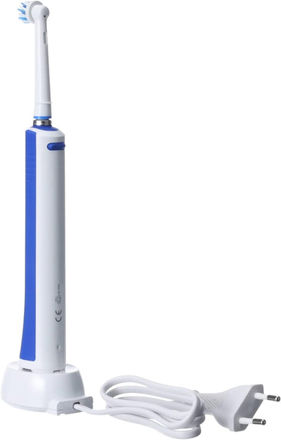 Oral-B PRO 600 CrossAction Elektrische Zahnbürste mit Timer, Cross Action, Weiss, Pro 600