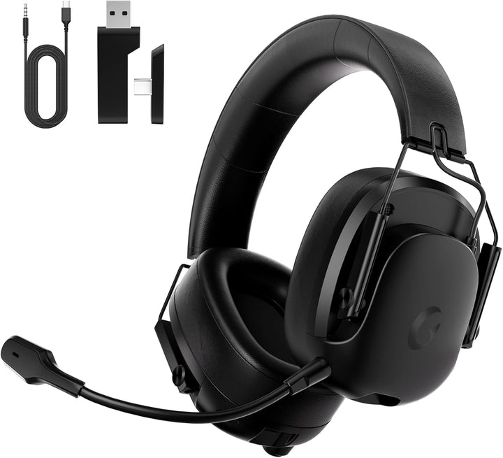 Gvyugke Wireless Gaming-Headset, Gaming-Headset für PS5/PS4/PC/Telefon, Rauschunterdrückungsmikrofon
