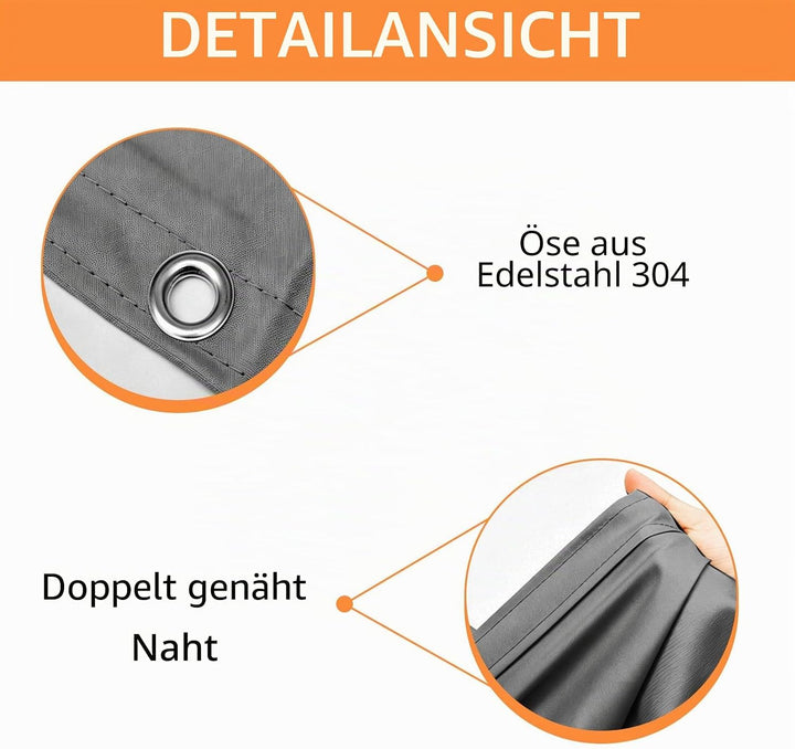 Einziehbare Welle Sonnensegel,Verstellbar Schattenabdeckung 0.8x3.5m,Nach Mass Wellenmarkise Verstel