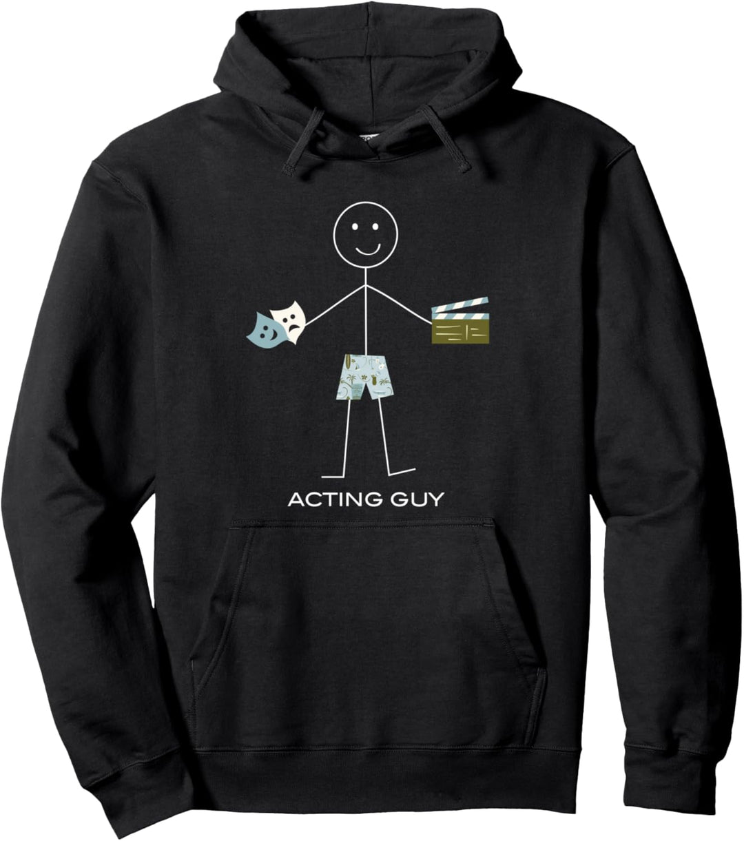 Lustige Männer Schauspieler Design, Jungen Schauspiel Pullover Hoodie