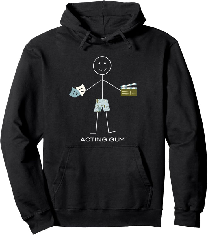 Lustige Männer Schauspieler Design, Jungen Schauspiel Pullover Hoodie