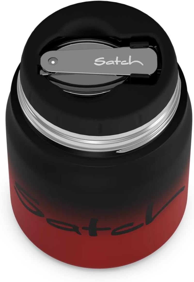 Satch Thermo Lunchbox 500ml, auslaufsicher, isoliert, mit Gabel-Löffelkombination Black Graffiti - R