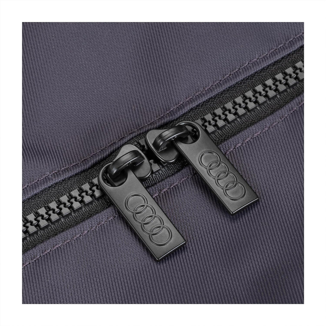 Audi 3152300100 Freizeittasche Tasche Weekender Tragetasche Leasure Bag, mit Audi Ringe Logo, grau