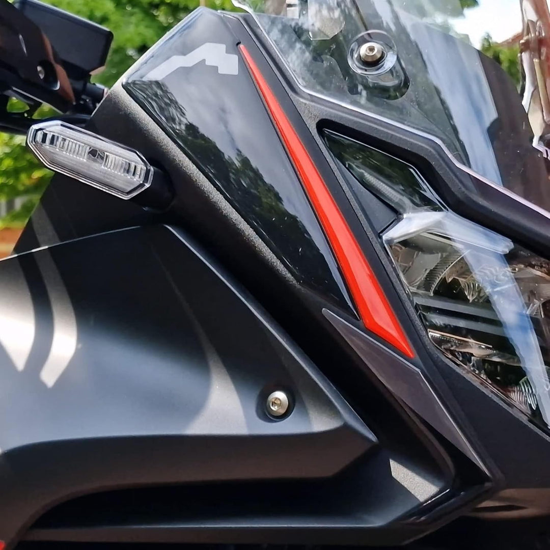 Resin Bike Aufkleber Motorrad Kompatibel Mit Honda Transalp XL 750 2023. Schutz Motorrad Scheinwerfe