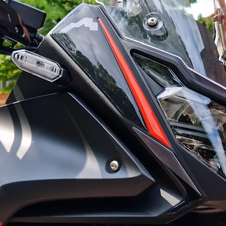 Resin Bike Aufkleber Motorrad Kompatibel Mit Honda Transalp XL 750 2023. Schutz Motorrad Scheinwerfe