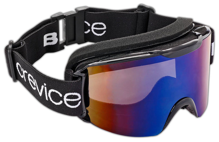 Black Crevice Skibrille im Frameless Design I Ski-Brille in verschiedenen Farben I Snowboard-Brille