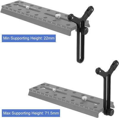 Haoge TJ-Y2 Y-Halterung mit Doppelrädern für Ronin-S Ronin-SC Ronin SC S Objektivträgersystem passen