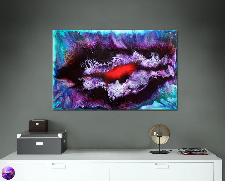Gemälde Abstrakte Malerei Original - moderne hochglanz Wandbilder XXL - Resin Art Kunst Bild Harz Un