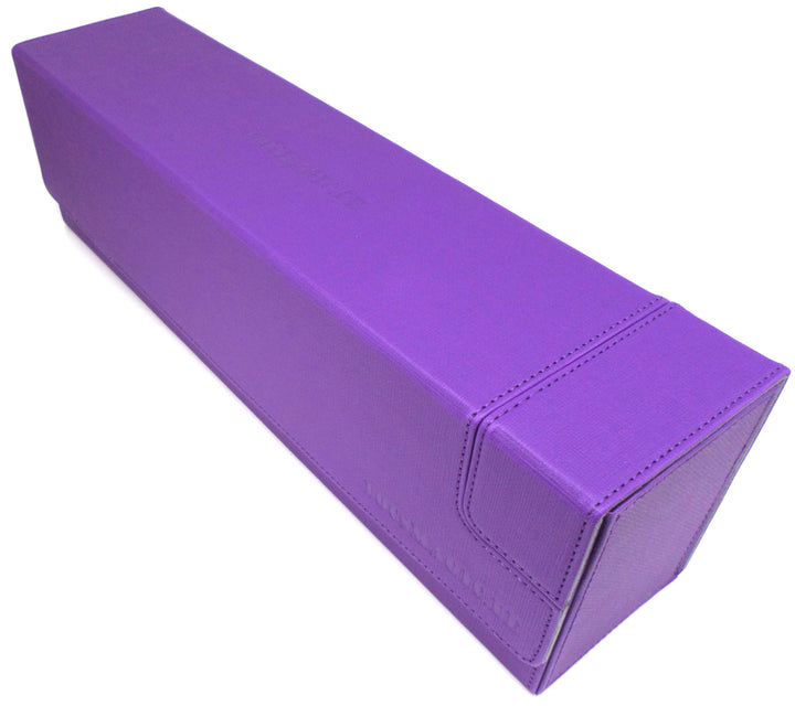 docsmagic.de Premium Magnetic Tray Long Box Purple Large - Card Deck Storage - Kartenbox Aufbewahrun