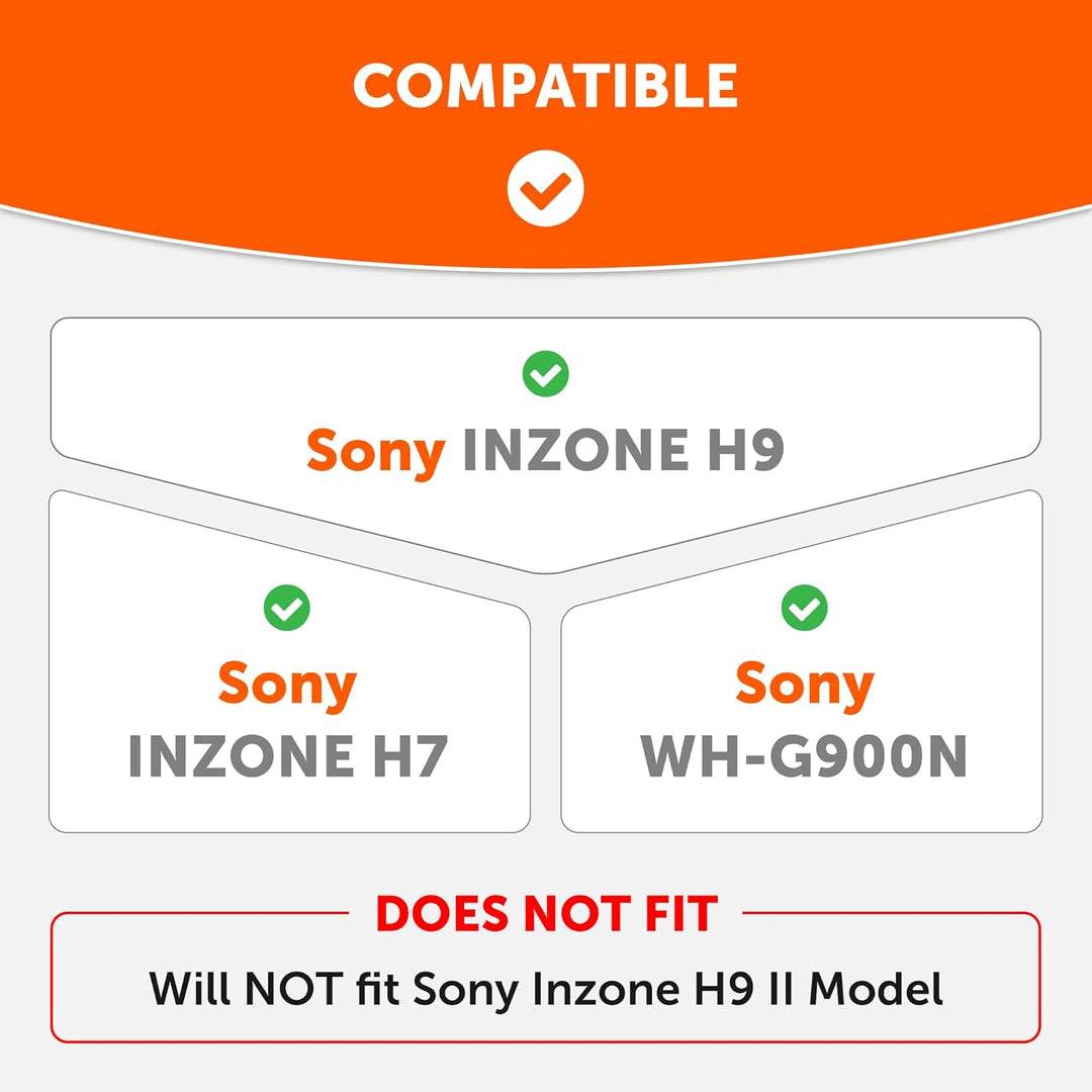 WC Freeze Inzone – Kühlgel-Ersatz-Ohrpolster für Sony Inzone H9 und H7 Kopfhörer von Wicked Cushions